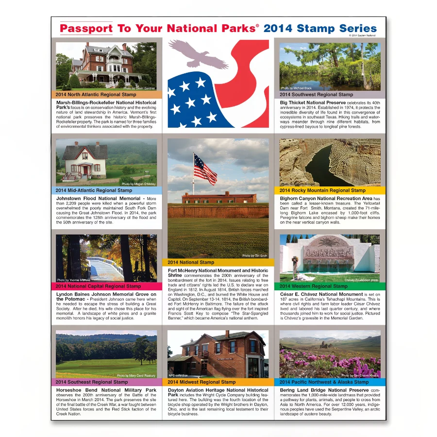 2014 Passport Stamp Set