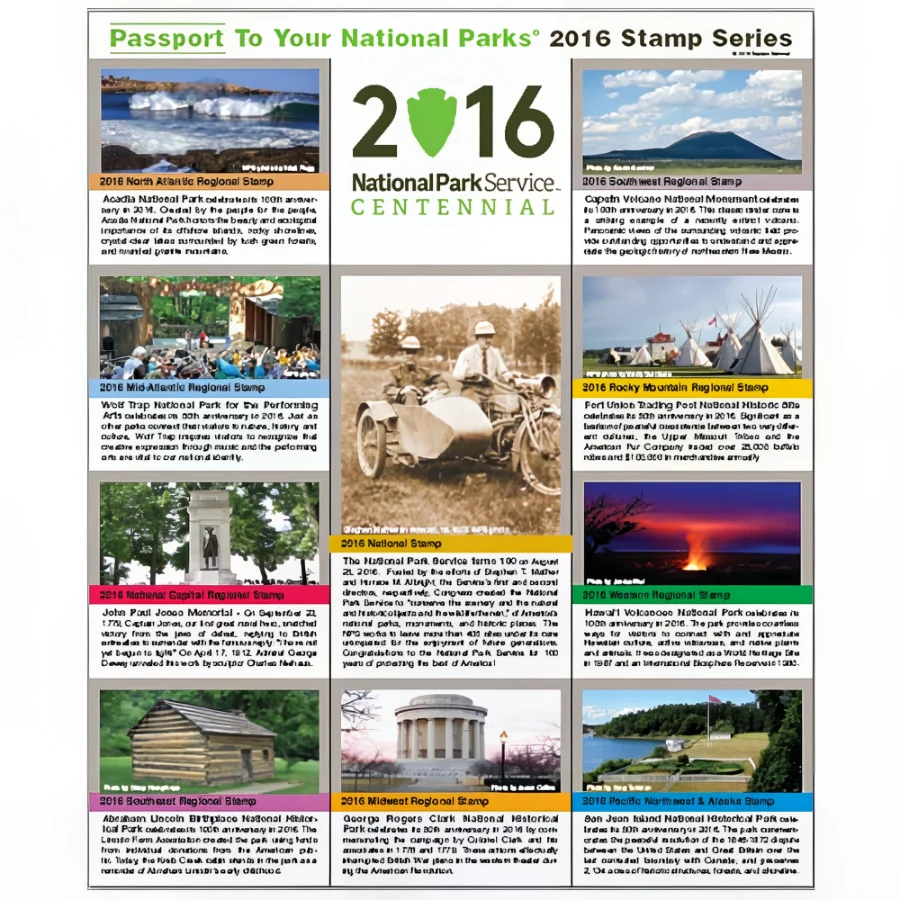 2016 Passport Stamp Set