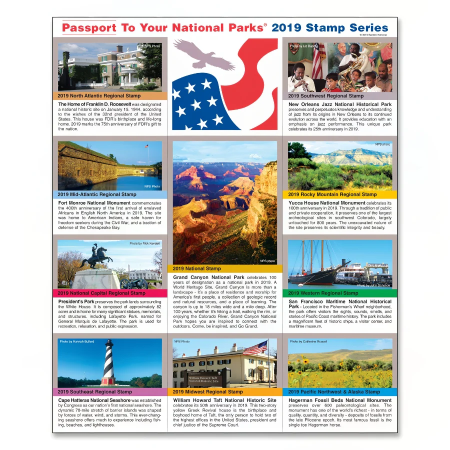 2019 Passport Stamp Set