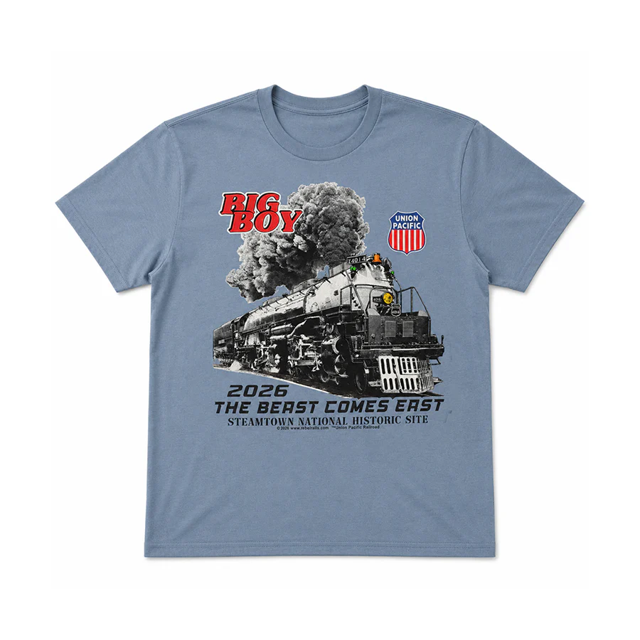 2026 Big Boy Reunion T-shirt - Steamtown NHS (Blue)