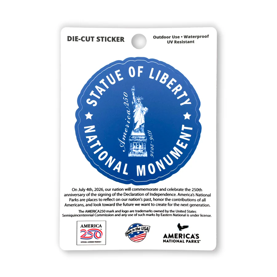 America250™ Statue of Liberty National Monument Die Cut Sticker