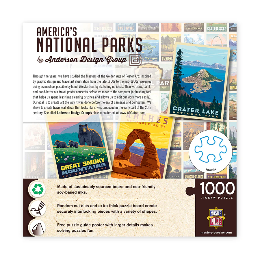 America’s National Parks Puzzle by Anderson Design - Image 3