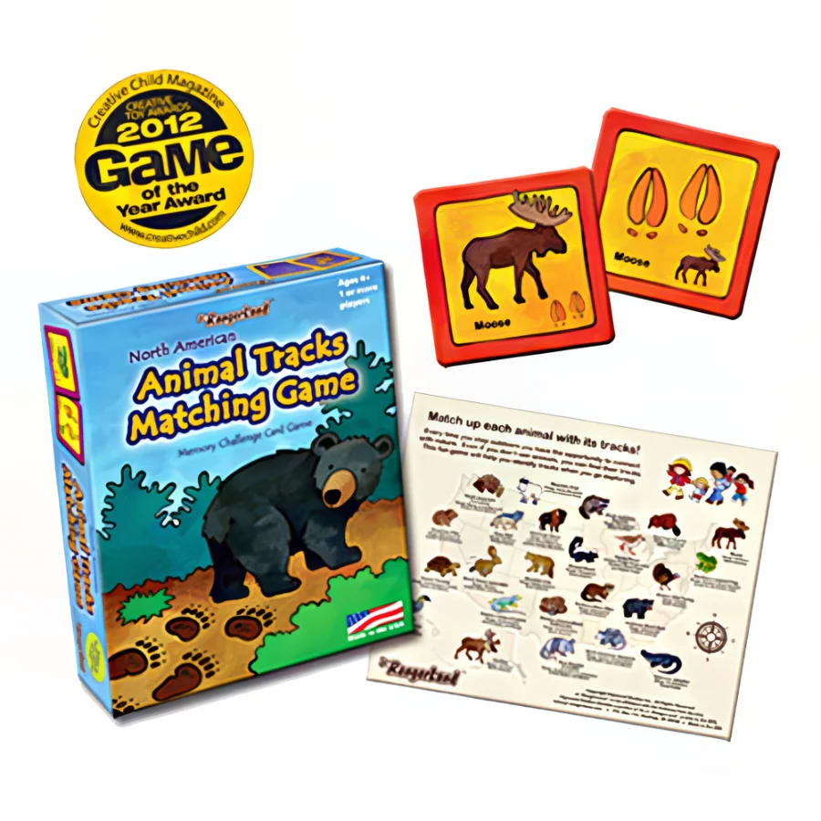 Animal Tracks Matching Game
