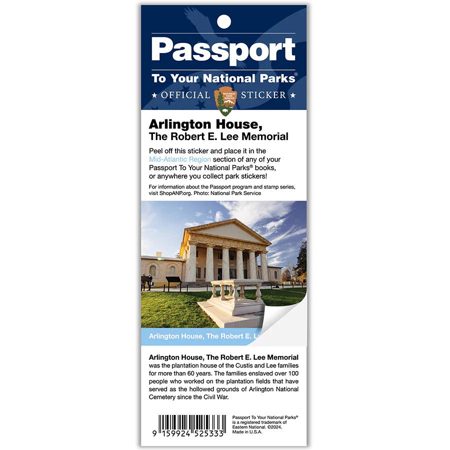 Arlington House, The Robert E. Lee Memorial Passport Sticker