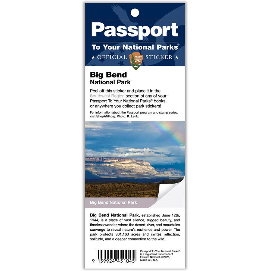 Big Bend NP Passport Sticker