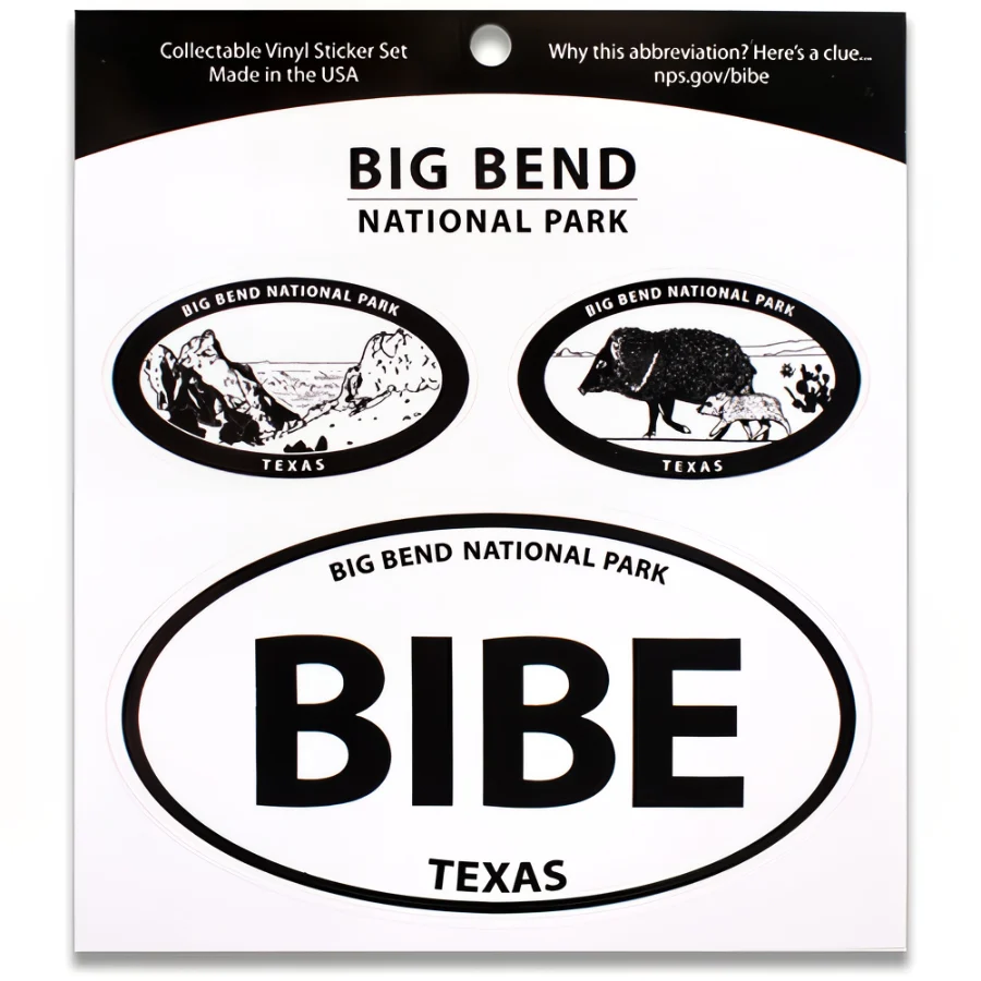Big Bend NP Triple Decal