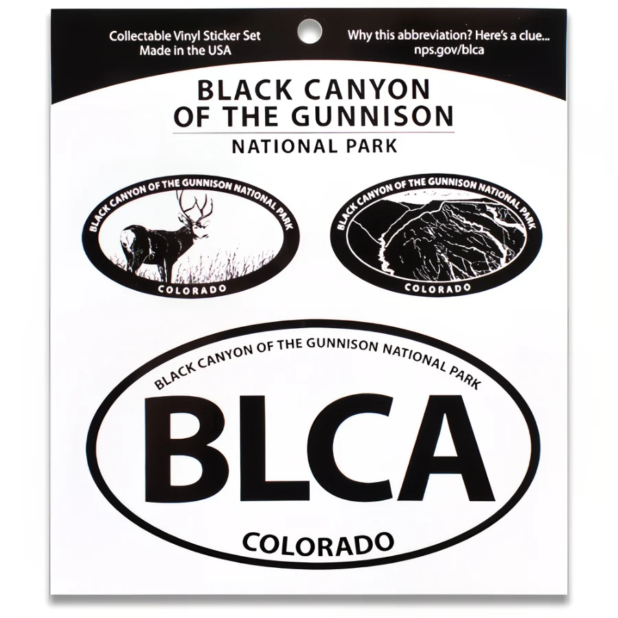Black Canyon of the Gunnison NP Triple Decal
