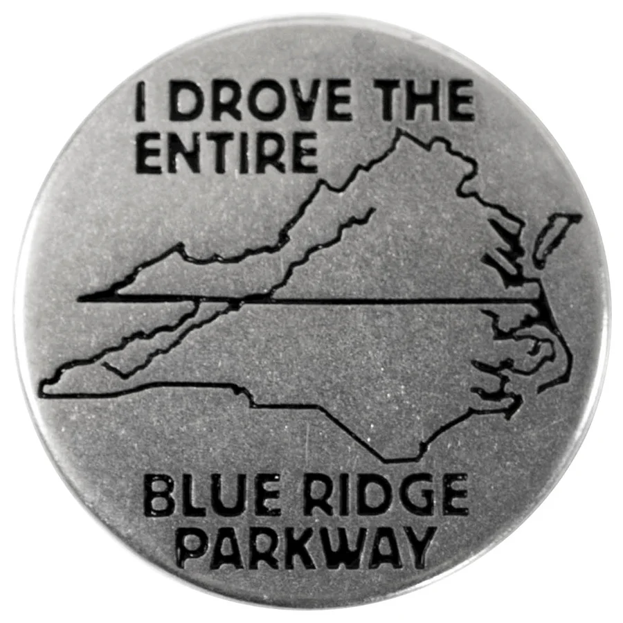 Blue Ridge Parkway Map Token