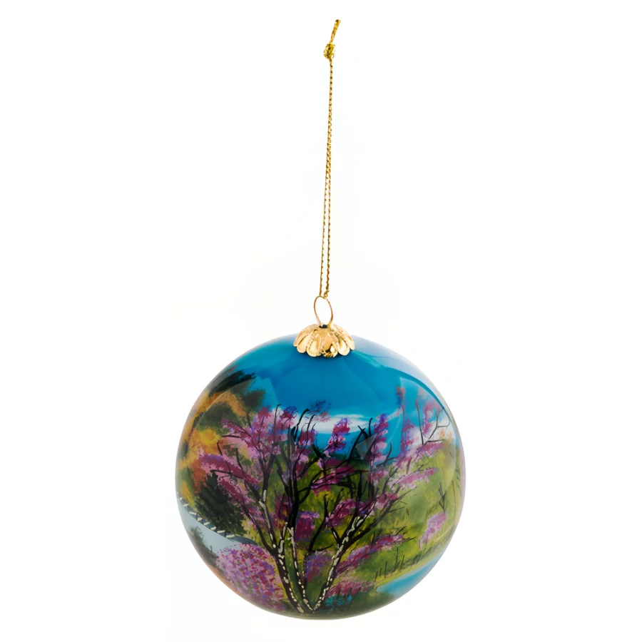 Blue Ridge Parkway "Road Seasons" Globe Ornament - Image 2