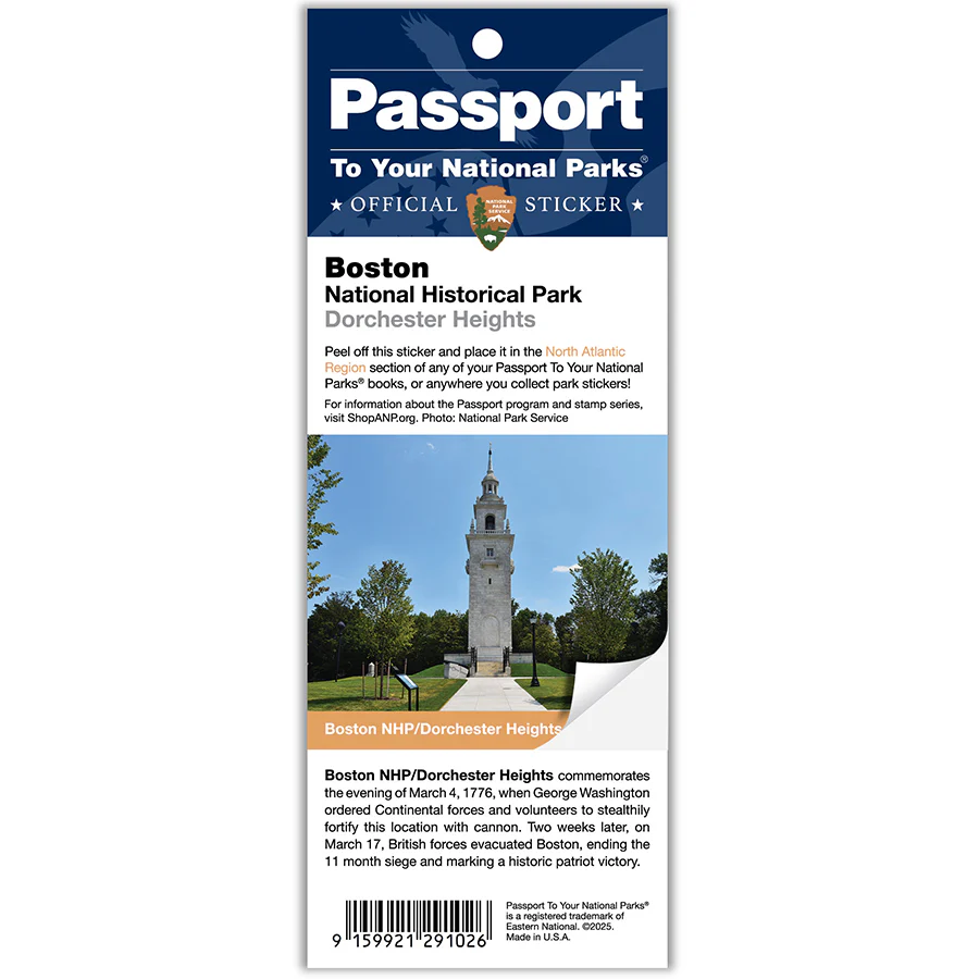 Boston NHP / Dorchester Heights Passport Sticker