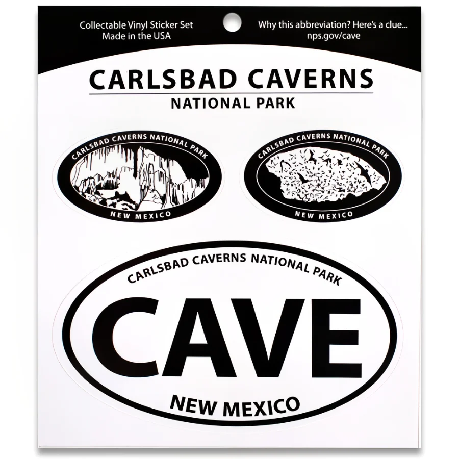 Carlsbad Caverns NP Triple Decal