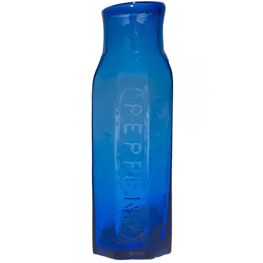 Cobalt Glass Pepper Bottle - Image 2