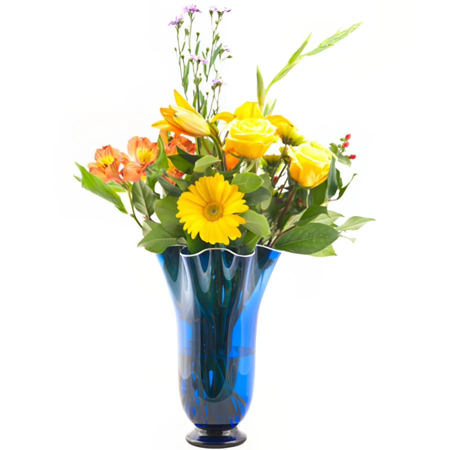 Cobalt Wave Vase - Image 2