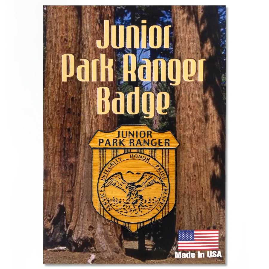 Junior Ranger Wooden Badge Pin - Image 2