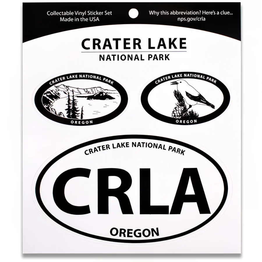 Crater Lake NP Triple Decal