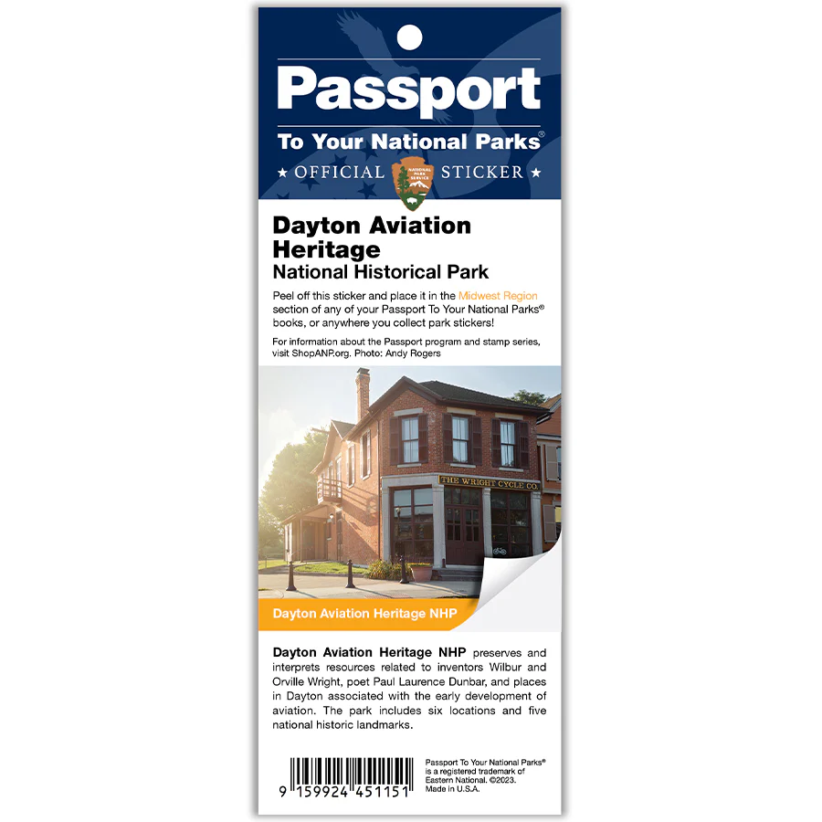 Dayton Aviation Heritage NHP Passport Sticker