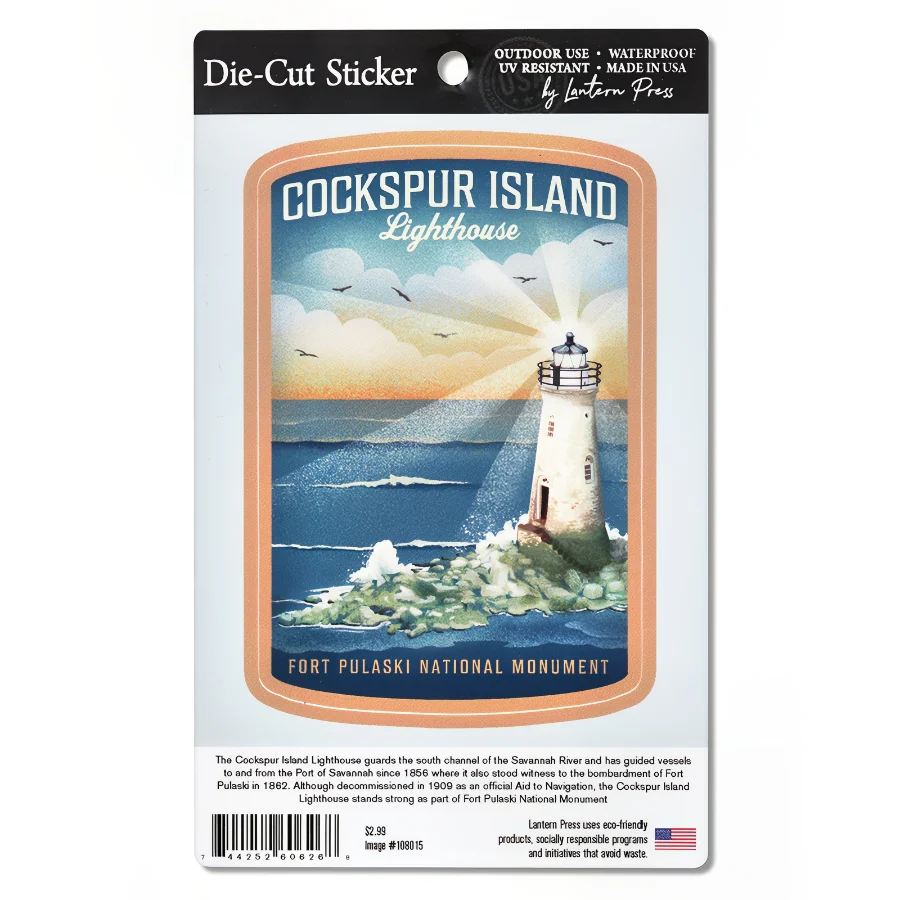 Fort Pulaski NM Lighthouse Sticker