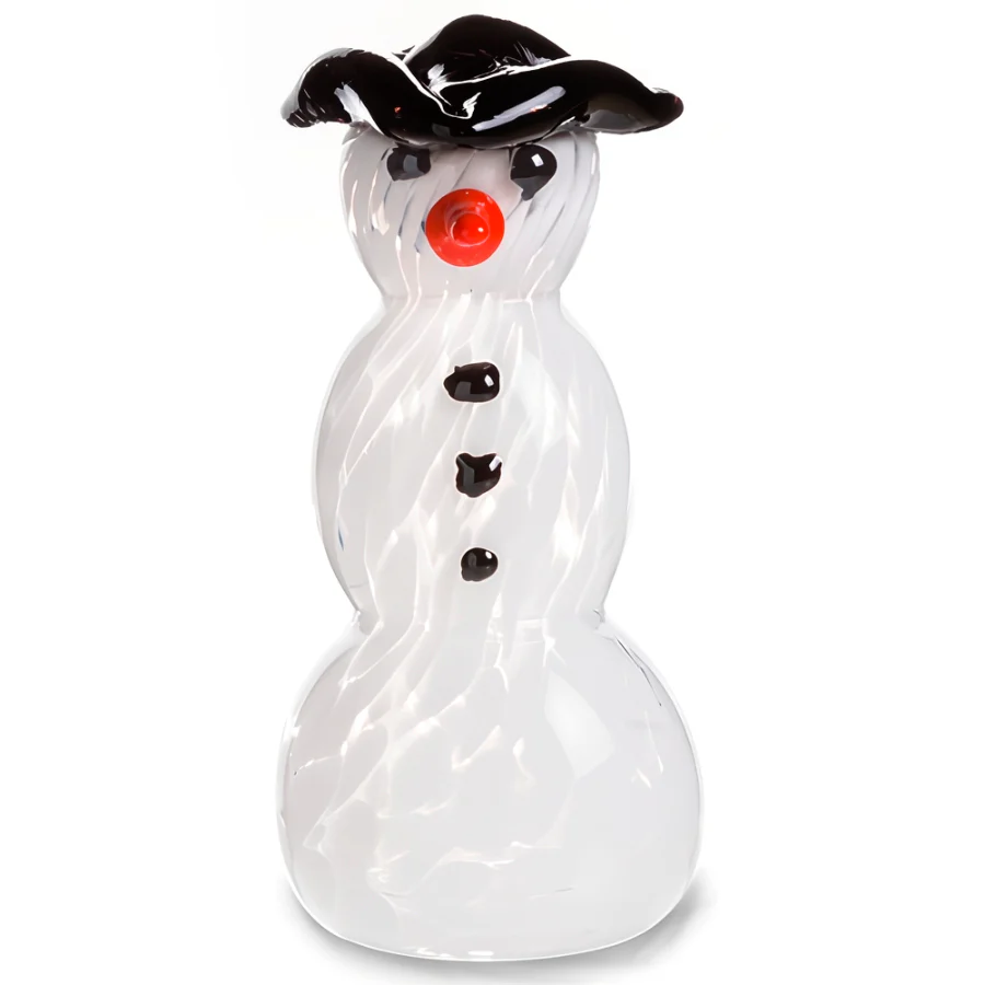 Frosty the Snowman Glass Figurine - Tricorne Hat