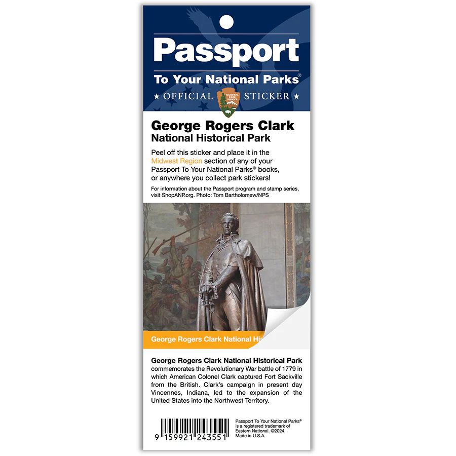 George Rogers Clark NHP Passport Sticker
