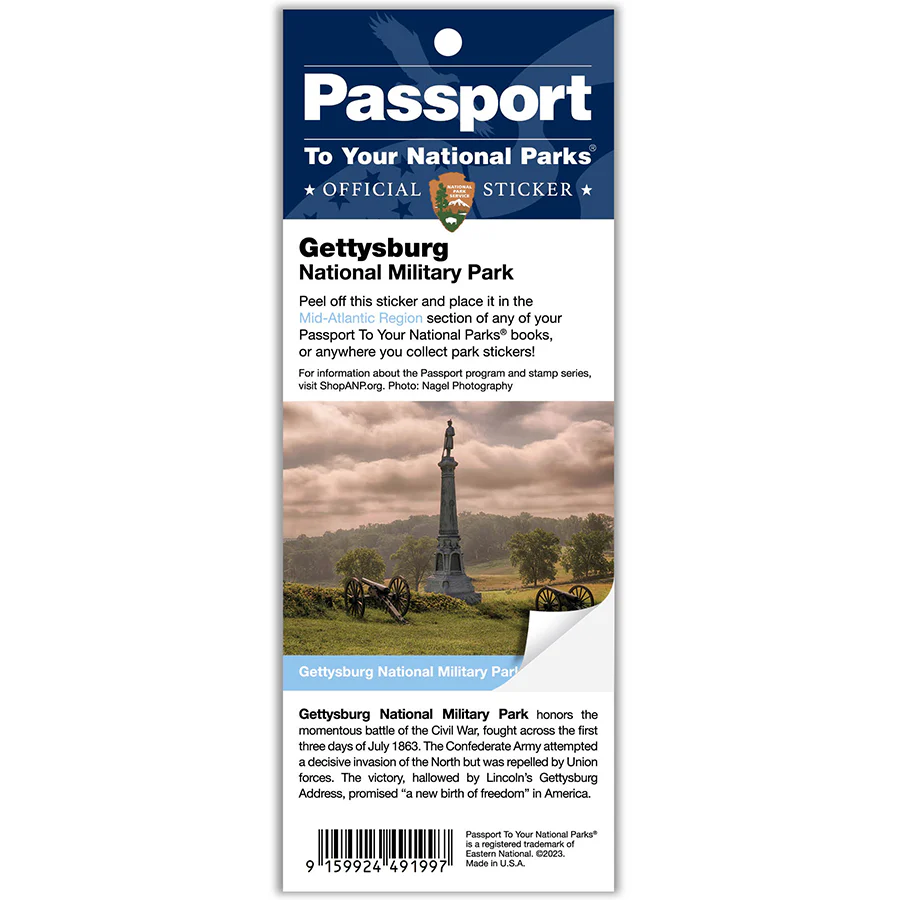 Gettysburg NMP Passport Sticker