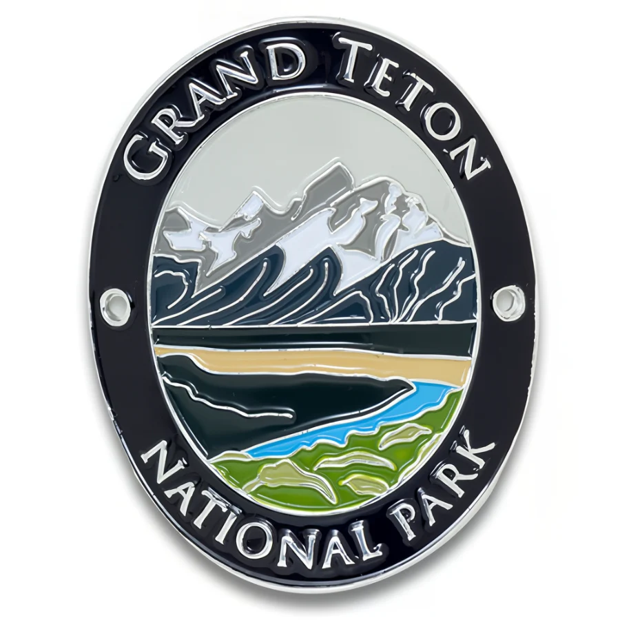 Grand Teton National Park Walking Stick Medallion