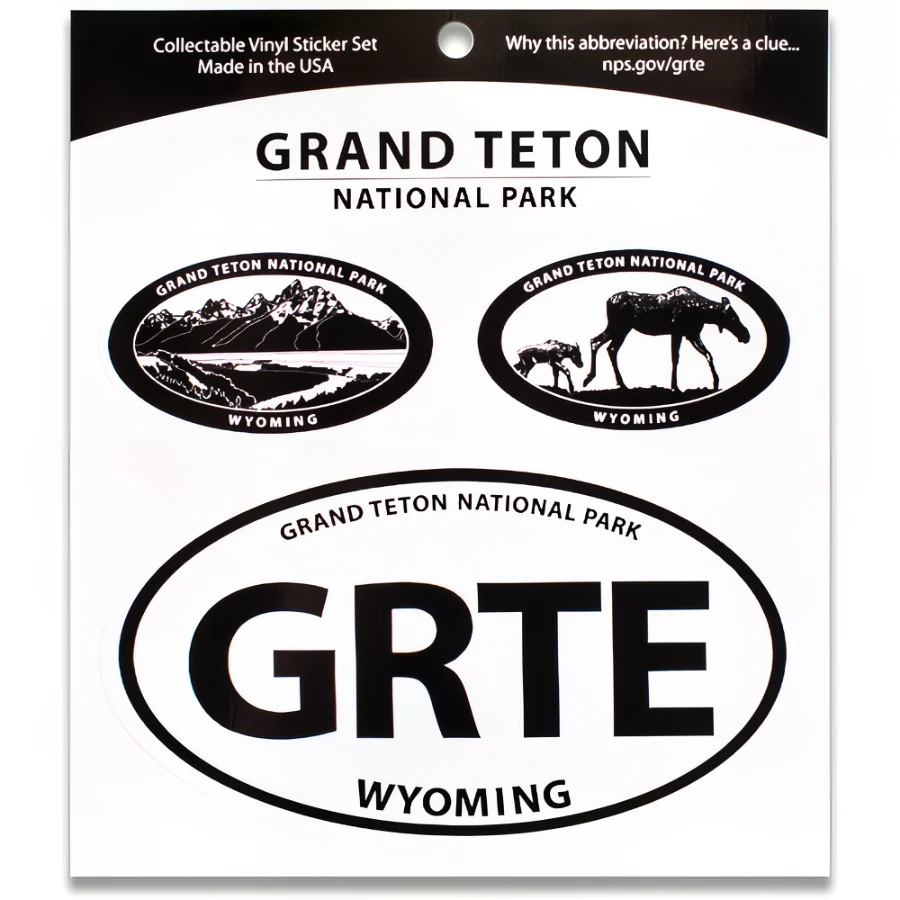 Grand Teton NP Triple Decal