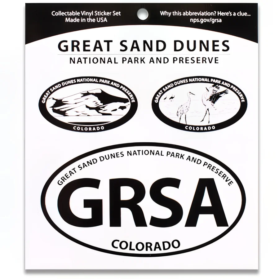 Great Sand Dunes NP Triple Decal