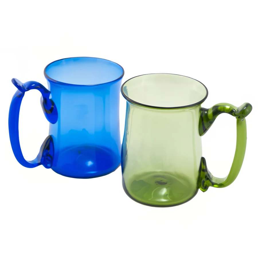Green Glass Mug - Image 2