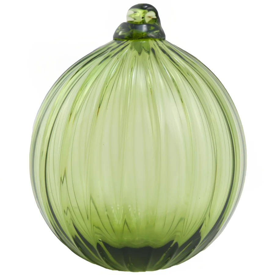Green Glass Ornament