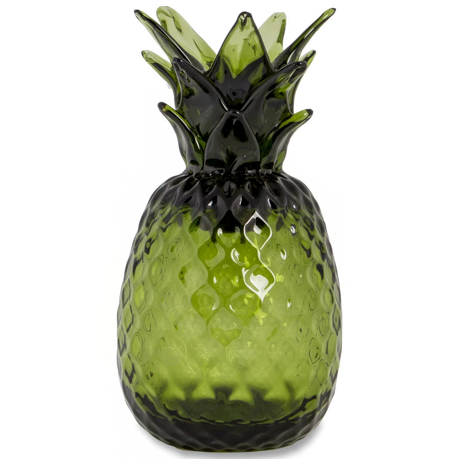 Green Glass Pineapple