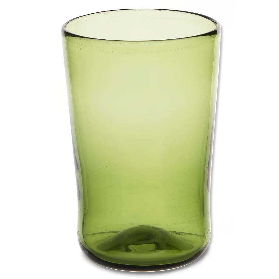 Green Glass Tumbler