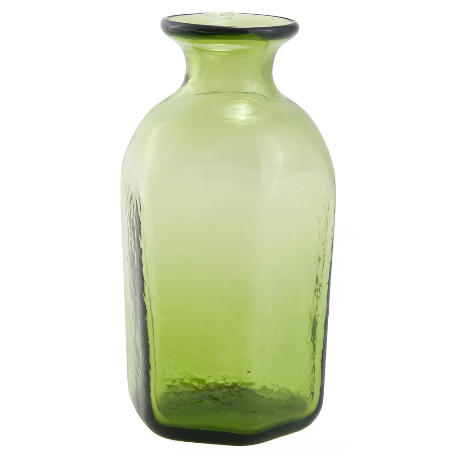 Green Glass Vial