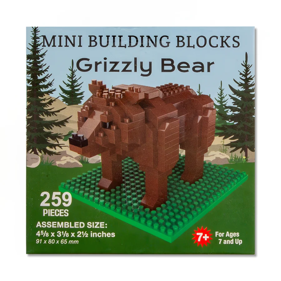Grizzly Bear Mini Blocks