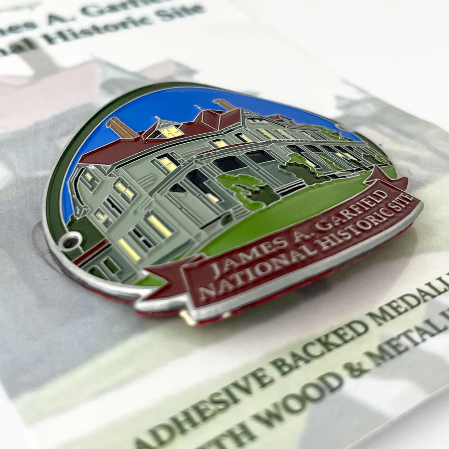 James A. Garfield NHS Hiking Medallion - Image 2
