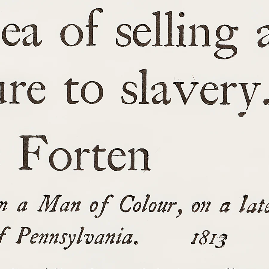 James Forten "Letters From a Man of Color" Print - Image 2
