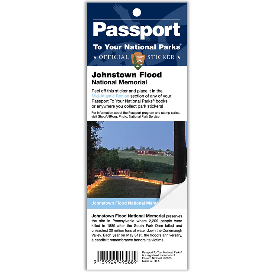 Johnstown Flood NM Passport Sticker