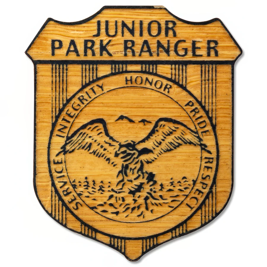 Junior Ranger Wooden Badge Pin