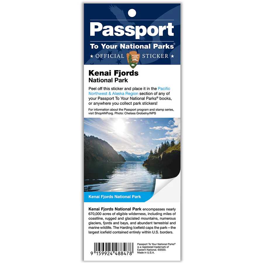 Kenai Fjords NP Passport Sticker