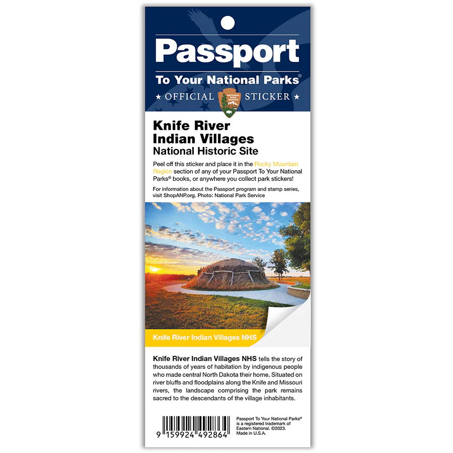Knife River Indian Villages NHS Passport Sticker