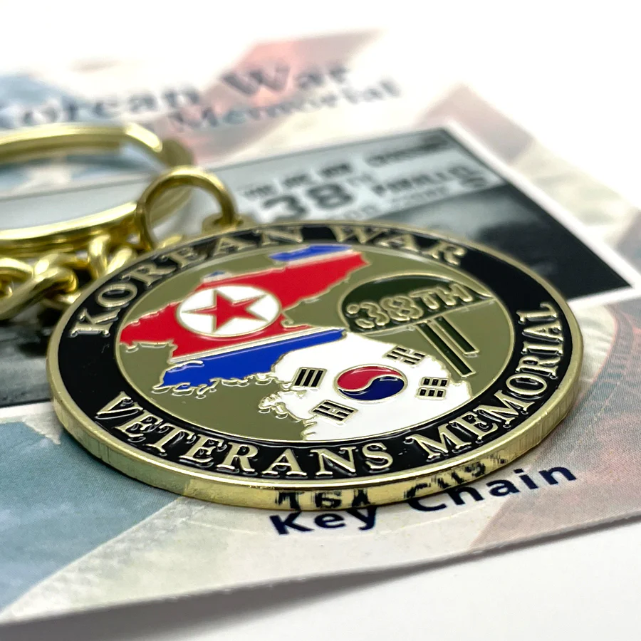 Korean War Veterans Memorial Keychain - Image 2