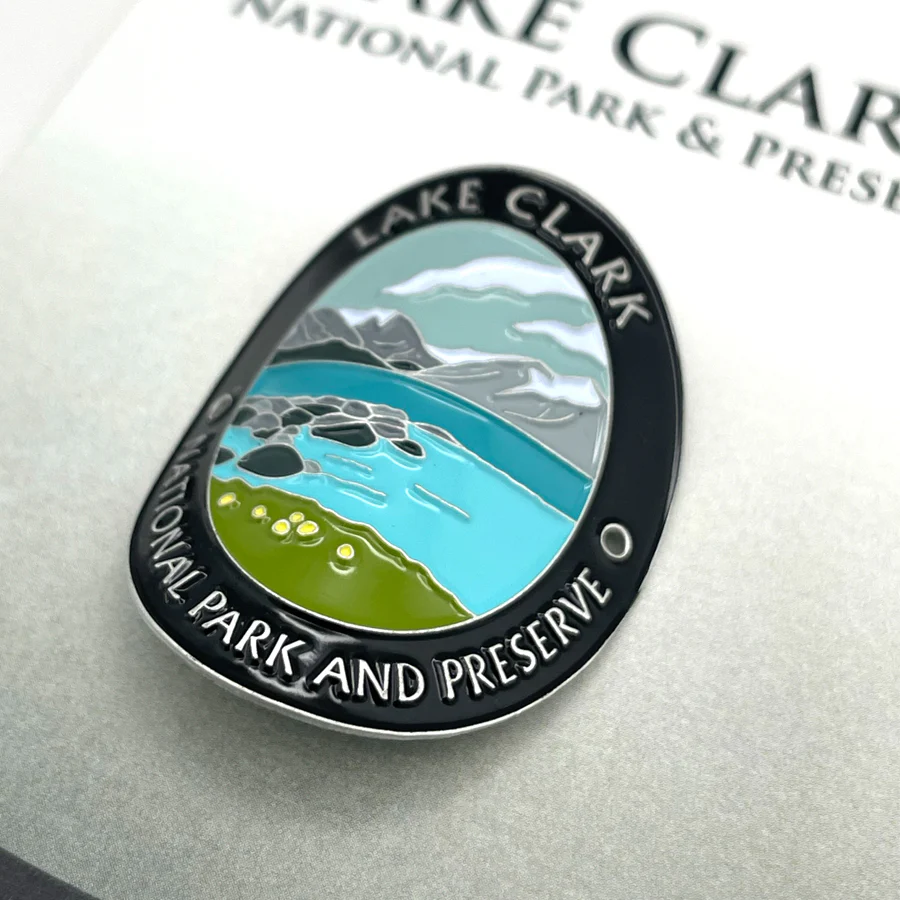 Lake Clark Travelers Hiking Medallion - Image 2