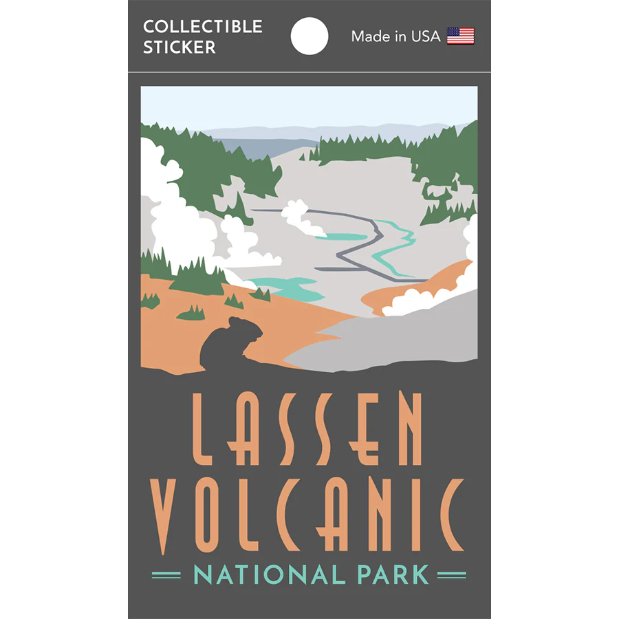 Lassen Volcanic Trailblazer Sticker