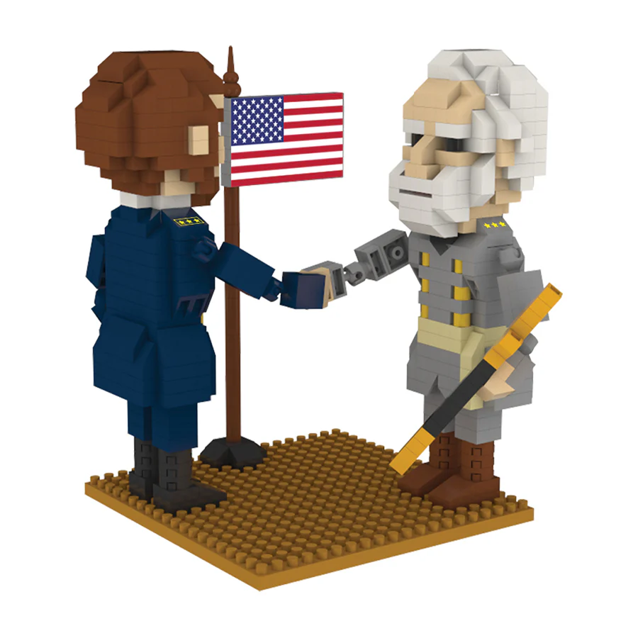 Lee and Grant’s Peace Treaty Handshake Mini Blocks - Image 2