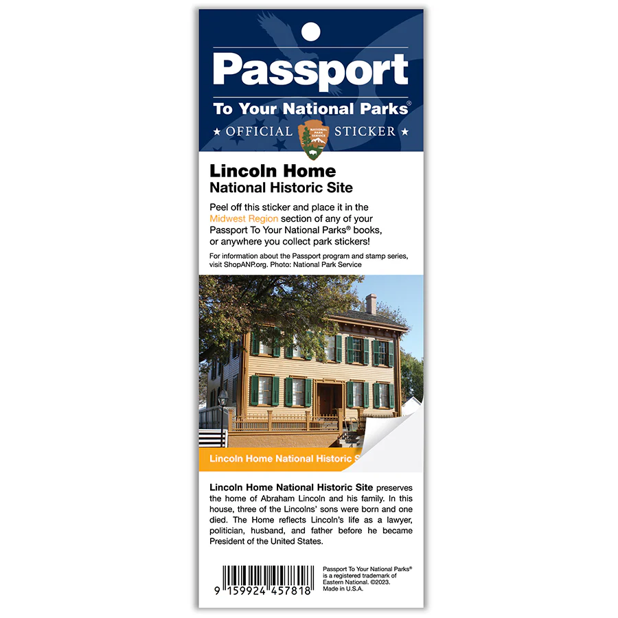 Lincoln Home NHS Passport Sticker