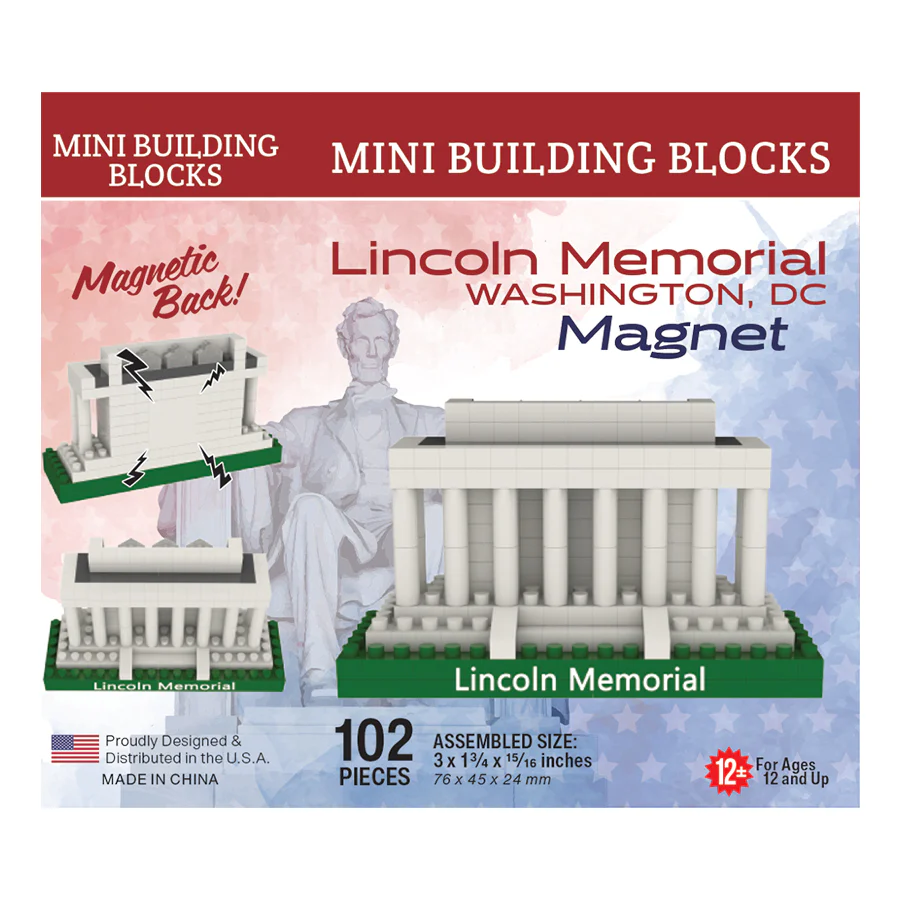 Lincoln Memorial Magnet Mini Blocks