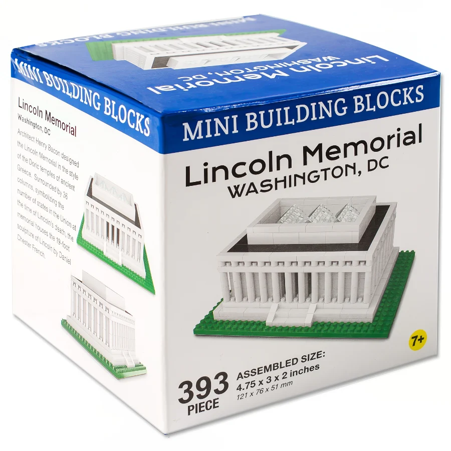 Lincoln Memorial Building Mini Blocks