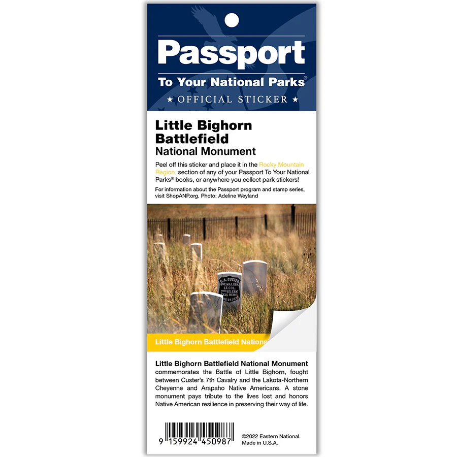 Little Big Horn NM Passport Sticker