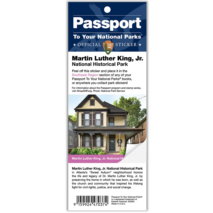 Martin Luther King, Jr. NHP Passport Sticker