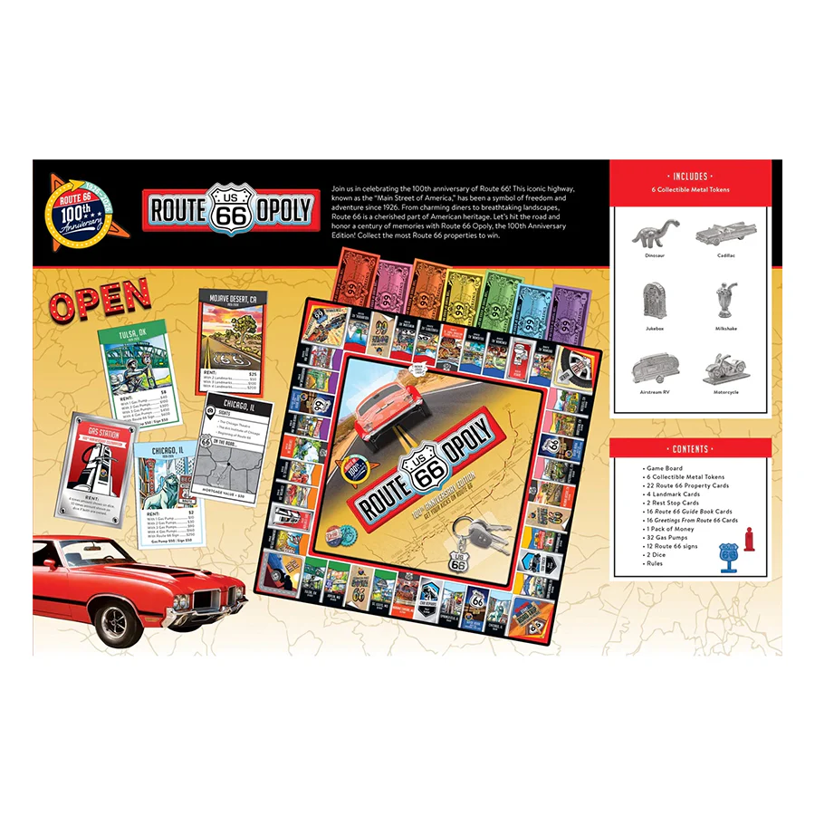 MasterPieces Route 66 Opoly - Image 2