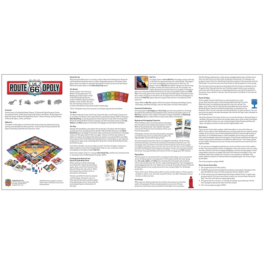 MasterPieces Route 66 Opoly - Image 4